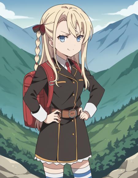 Wilhelmina Braunschweig Ingenohl Friedeburg (ヴィルヘルミーナ・ブラウンシュヴァイク・インゲノール・フリーデブルク) - High School Fleet (ハイスクール・フリート)