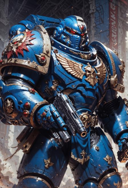 The Space Marines Warhammer 40K | Flux + Pony