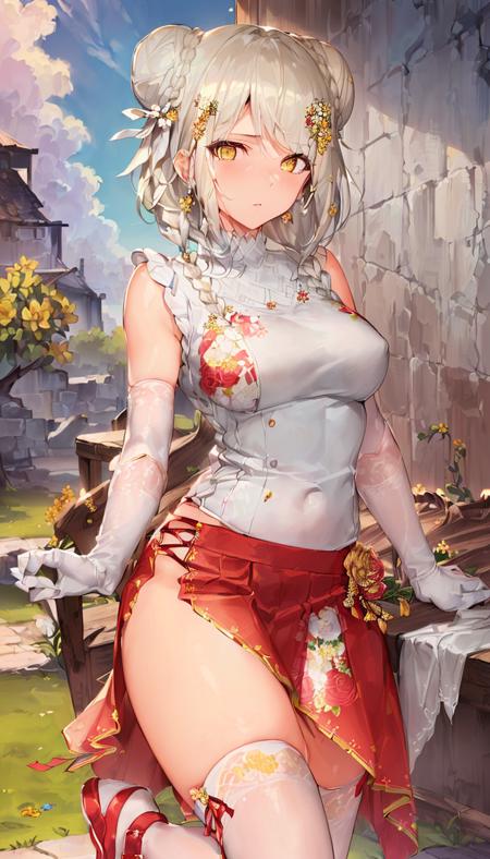 战舰少女r-重庆-曙光女神(Aurora)-绯衣金带服饰
