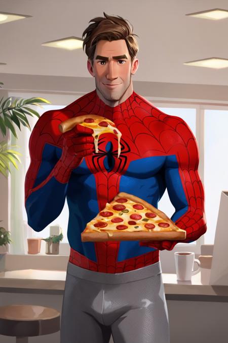 Spider-Man (Peter B. Parker) from Into the Spider-Verse [LoRA]版本v1.1 Pony V6 XL (ID: 378743)