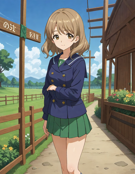 ooarai winter school uniform (girls und panzer) / 大洗女子冬服 (ガールズアンドパンツァー)