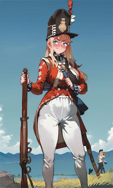 Red coat:british army uniform