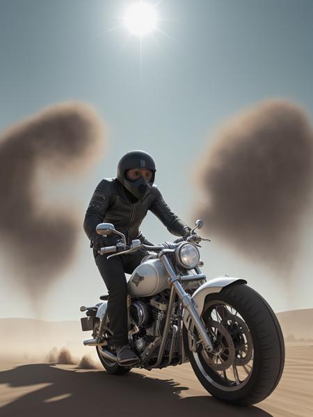 Third biker 360 degrees