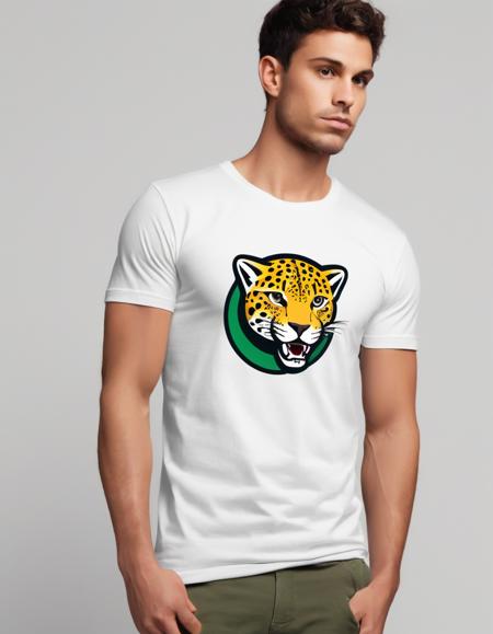 FRESH IDEAS @ The logo printed on the T-shirt