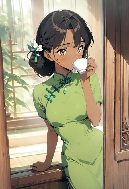 Anime Style Chinese Cheongsam Dress