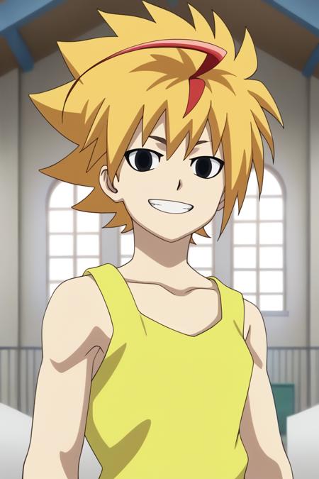 Free De La Hoya (フリー・デラホーヤ) - Beyblade Burst Evolution (ベイブレードバースト神) - (Pony) [Comission]