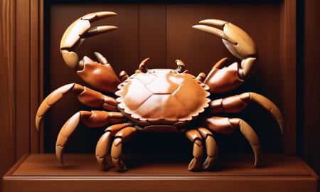 XL Realistic wood carving art style