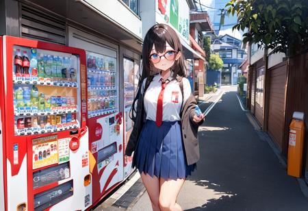 自動販売機1 Vending Machines in Japan SDXL