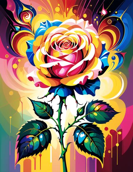 Abstract Maximalist Style SDXL