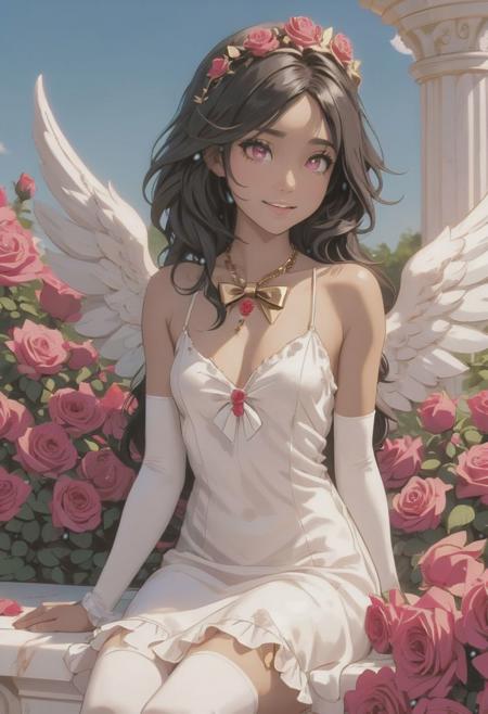 Anime Style Rose Garden