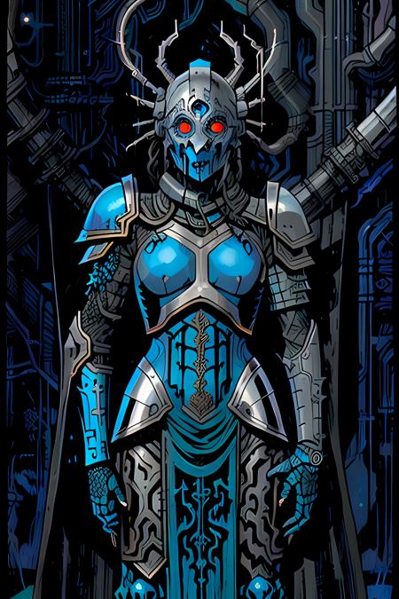 Cyberpunk 2077 Tarot card 512x1024