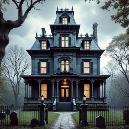 Second Empire House Architecture | Mansard roofs |Flux
