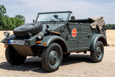 Kübelwagen - German WW2 military vehicle from Volkswagen