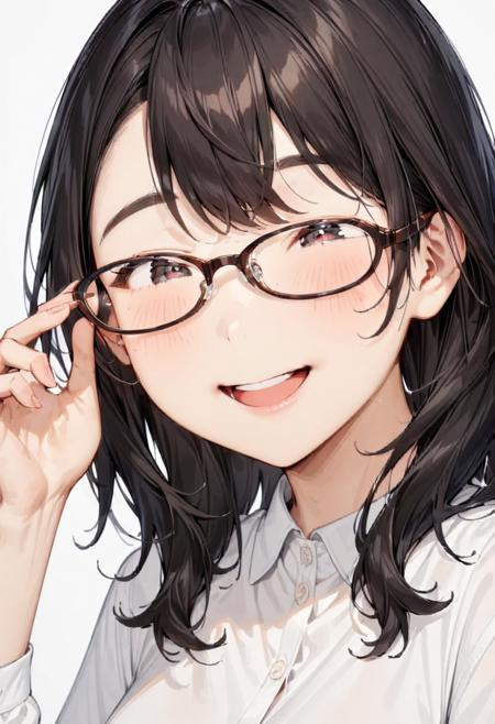 oval cell frame glasses2 SDXL