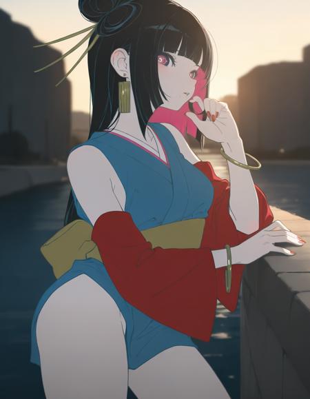OC girl from tuki.『ひゅるりらぱっぱ』by 十八番茶 mado [Illustrious/NAI, Pony XL] HYURURIRAPAPPA