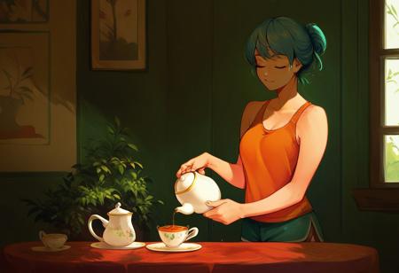 Pouring drinks (teapot, bottle, jug etc.) concept for Pony