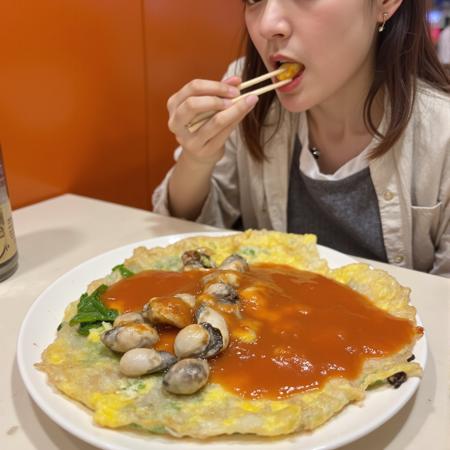 Oyster Omelette (蚵仔煎)