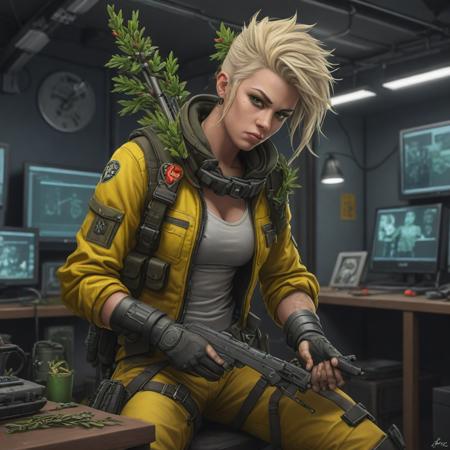 Mistletoe Mercenaries - sliders - yellow team image contest helper