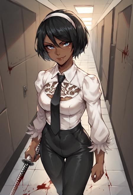 YoRHa Type P No.2 (2P) | Character LoRA (NieR) | Pony