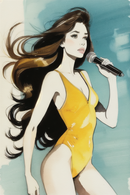 fashion watercolor