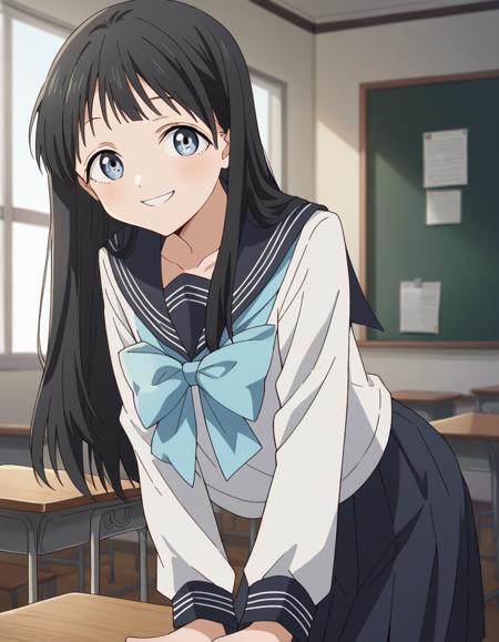 Komichi Akebi (明日 小路) - Akebi's Sailor Uniform (Akebi-chan no Sailor-fuku) (明日ちゃんのセーラー服) - COMMISSION版本anime s1 (ID: 555533)