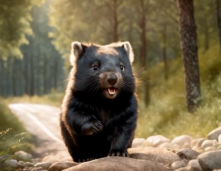 Wombat (Vombatus, Lasiorhinus) SD XL