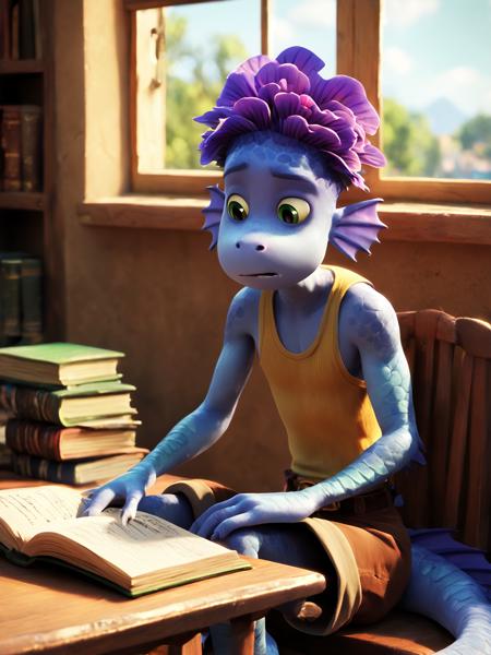 Alberto Scorfano monster form (Luca)
