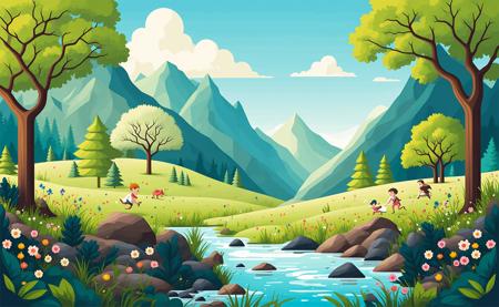 Landscape illustration