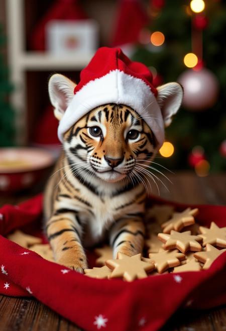 Wearing a Santa Hat (FLUX)