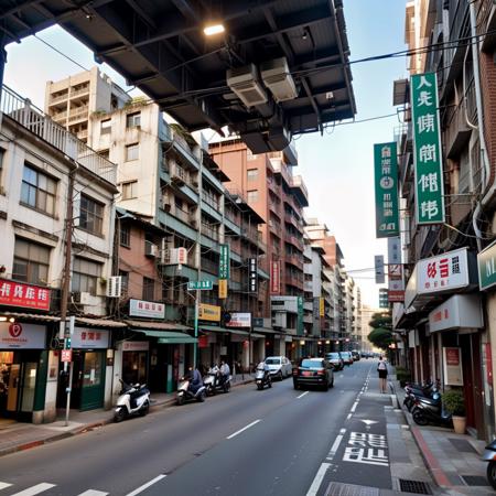 Taiwan Street Background