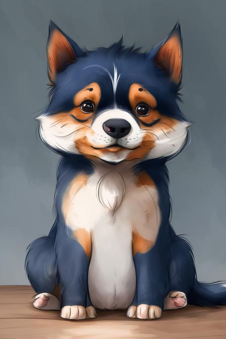 A painting style that combines blue and white colors - tangbohu 26