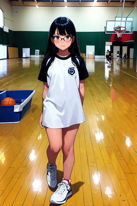 体育館 Japanese school gymnasium SD15