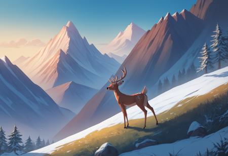 Mountain Background  PonyXL