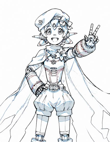 lineart / keyframe / keynote / concept style