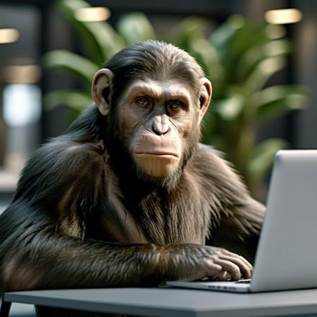 Caesar - Planet of the Apes franchise 2010s - SDXL