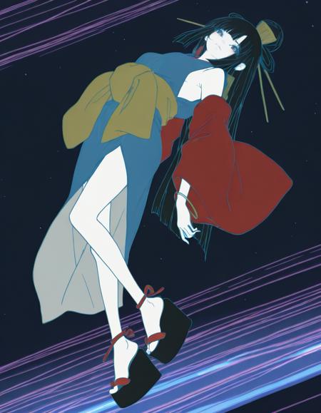 OC girl from tuki.『ひゅるりらぱっぱ』by 十八番茶 mado [Illustrious/NAI, Pony XL] HYURURIRAPAPPA