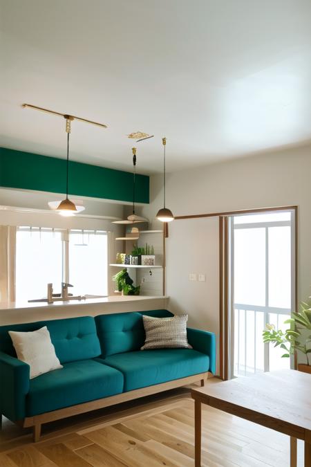 日本の住宅のLDK (living room & dining room & kitchen) SD15