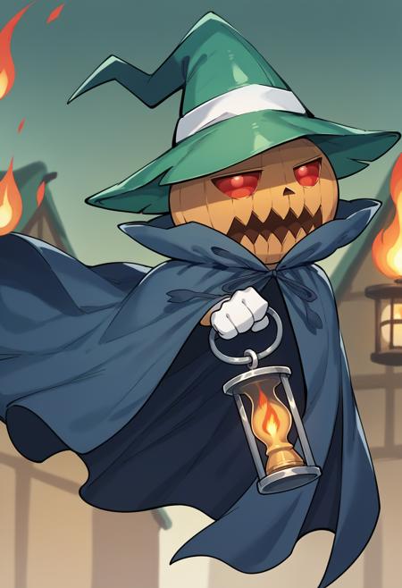 Jack-o'-Lantern / Pyro Jack (Shin Megami Tensei / Persona) [Pony Diffusion]