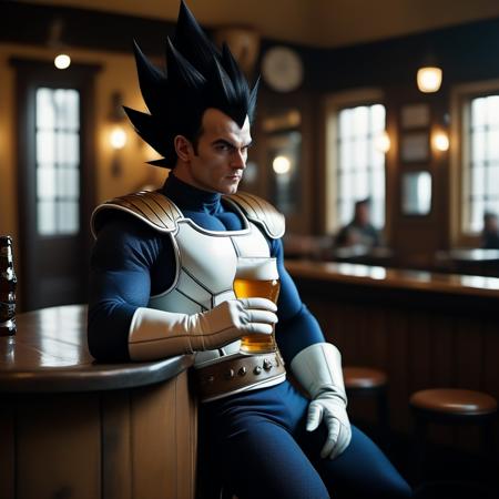 Vegeta - Dragon Ball - SDXL Realistic & Anime / Super Sayian