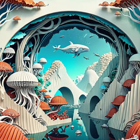 Fresh Ideas@Origami art_SDXL