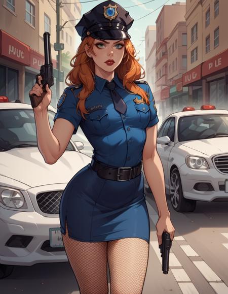 Policewoman Uniform PONYXL