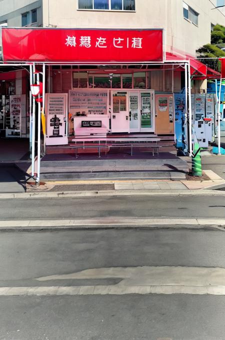 うどん自販機（神戸）Udon vending machine (Kobe,Japan)