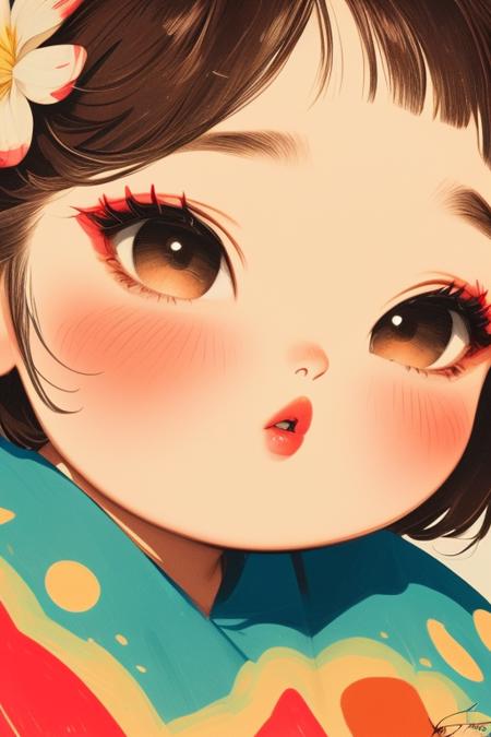 FRESH IDEAS@ hand-painted little chubby child