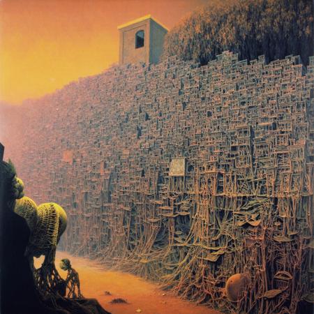 Zdzisław Beksińskie Style - FLUX LoRa
