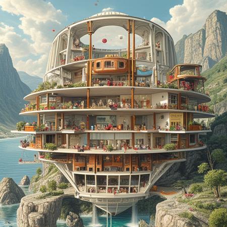 style of Cutaway view [FLUX] 242