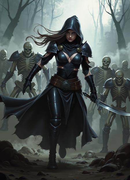 Dark Fantasy Digital Art Style