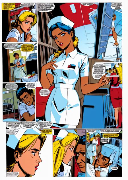 Nurse Comic Generator (EXTREMELY SILLY LoRA EXPERIMENT)