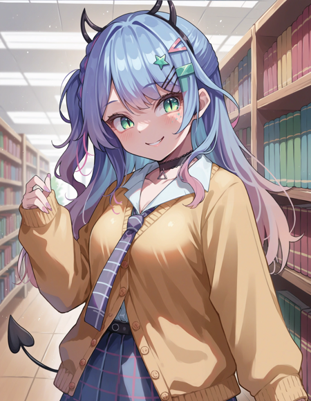 Sata Nakia 沙汰ナキア (Animagine+Pony)