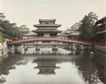 Tamamura's art, hand-colored in the chicken albumen paper style.