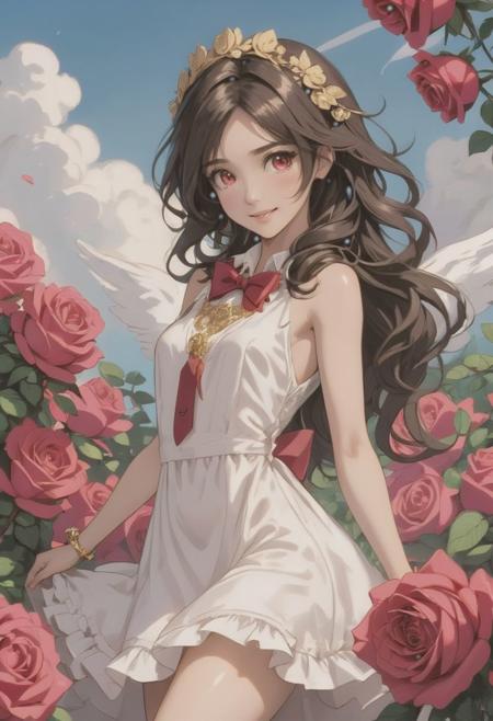 Anime Style Rose Garden